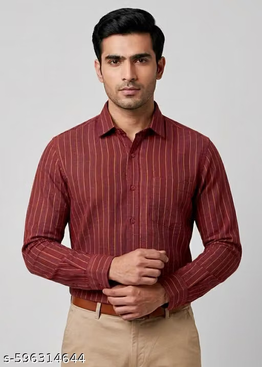 Khadi shirt full sleeves khadi cotton shirt for men